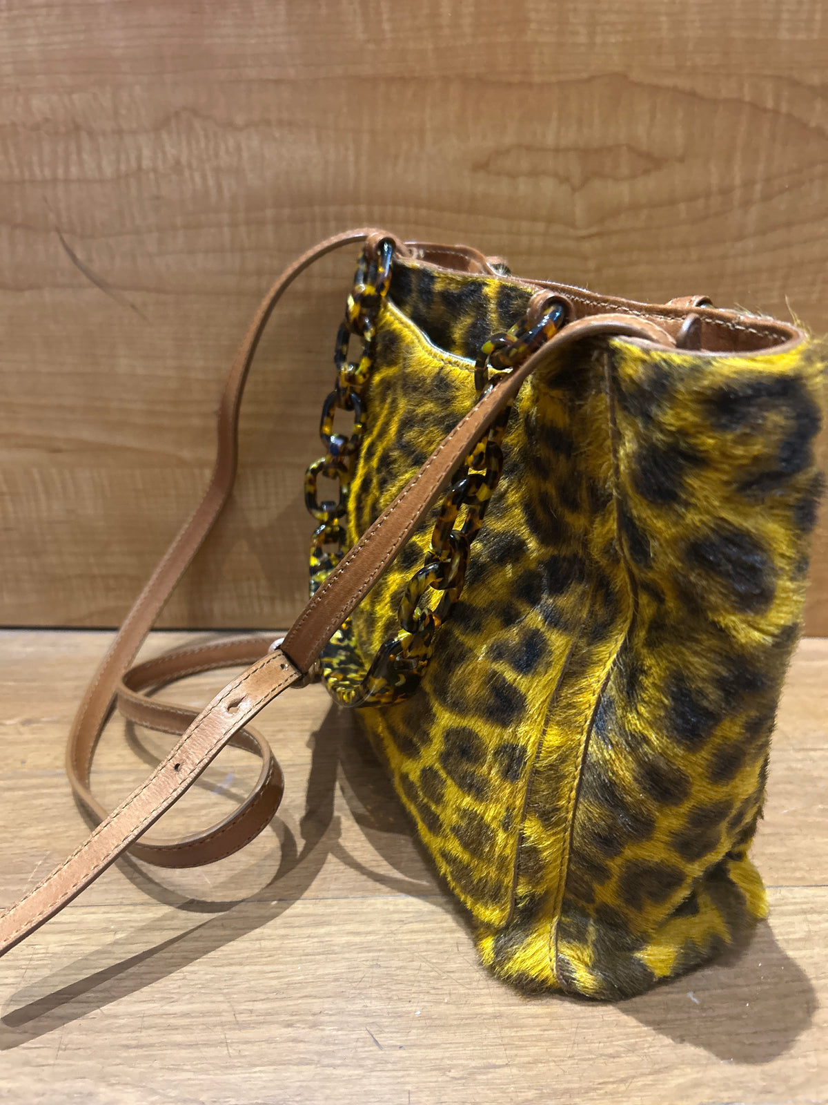 Edie Parker Pony-Hair/ Calfskin Tote