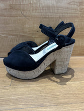 Load image into Gallery viewer, Prada Suede Black Sandals Size EU 38
