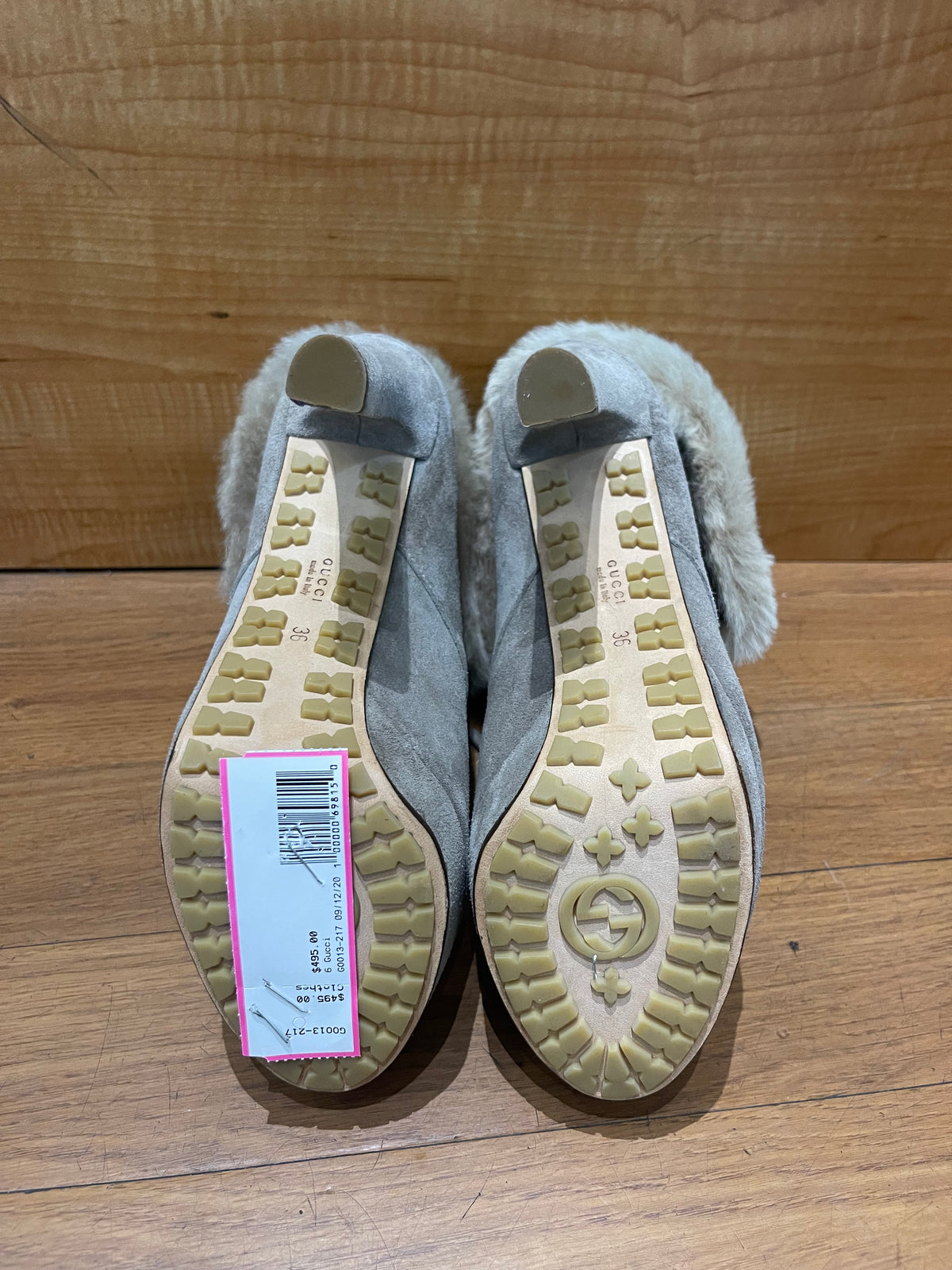 Gucci Suede Ankle Boots