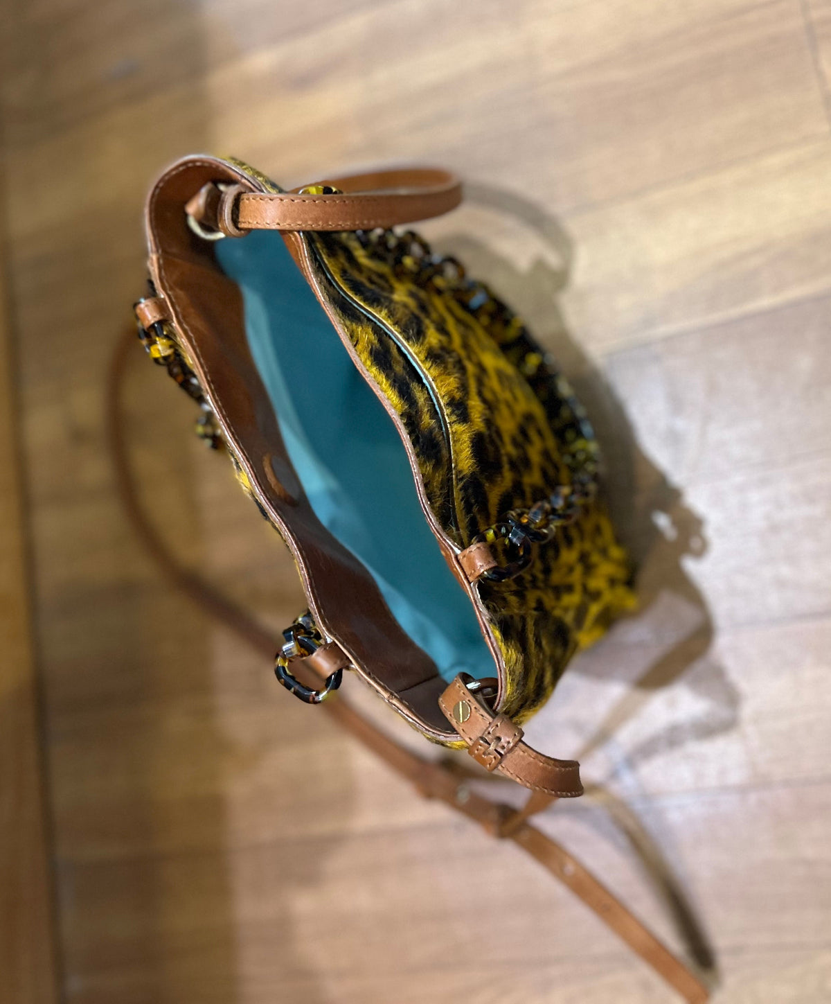 Edie Parker Pony-Hair/ Calfskin Tote