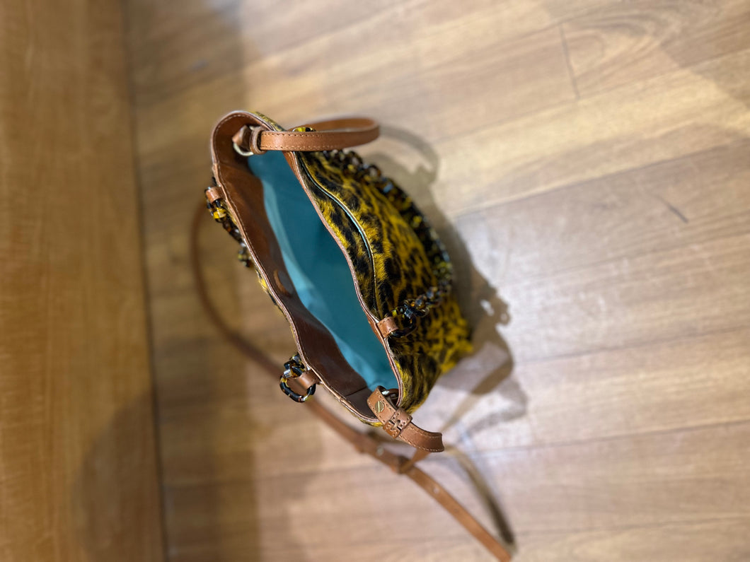 Edie Parker Pony-Hair/ Calfskin Tote