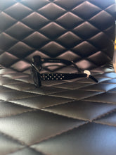 Load image into Gallery viewer, CHANEL
Black Acetate Gradient Lenses CC Logo Crystal Quilted Sunglasses
