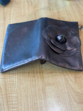 Load image into Gallery viewer, Chanel Metallic Lambskin Camellia Beauty Clutch
