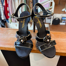 Load image into Gallery viewer, Chanel Camellia Strappy Sandals
