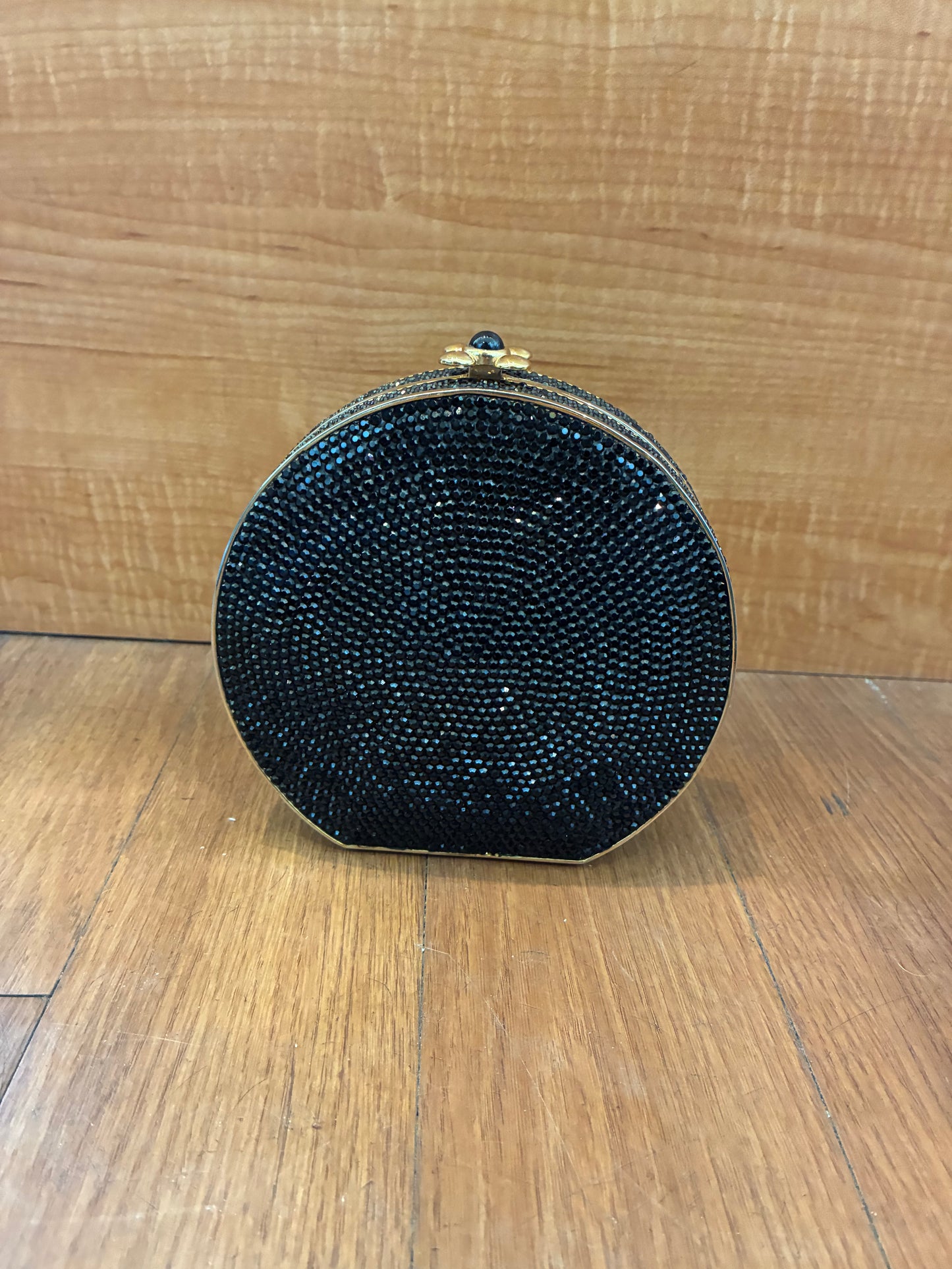 Judith Leiber Crystal Minaudière Clutch