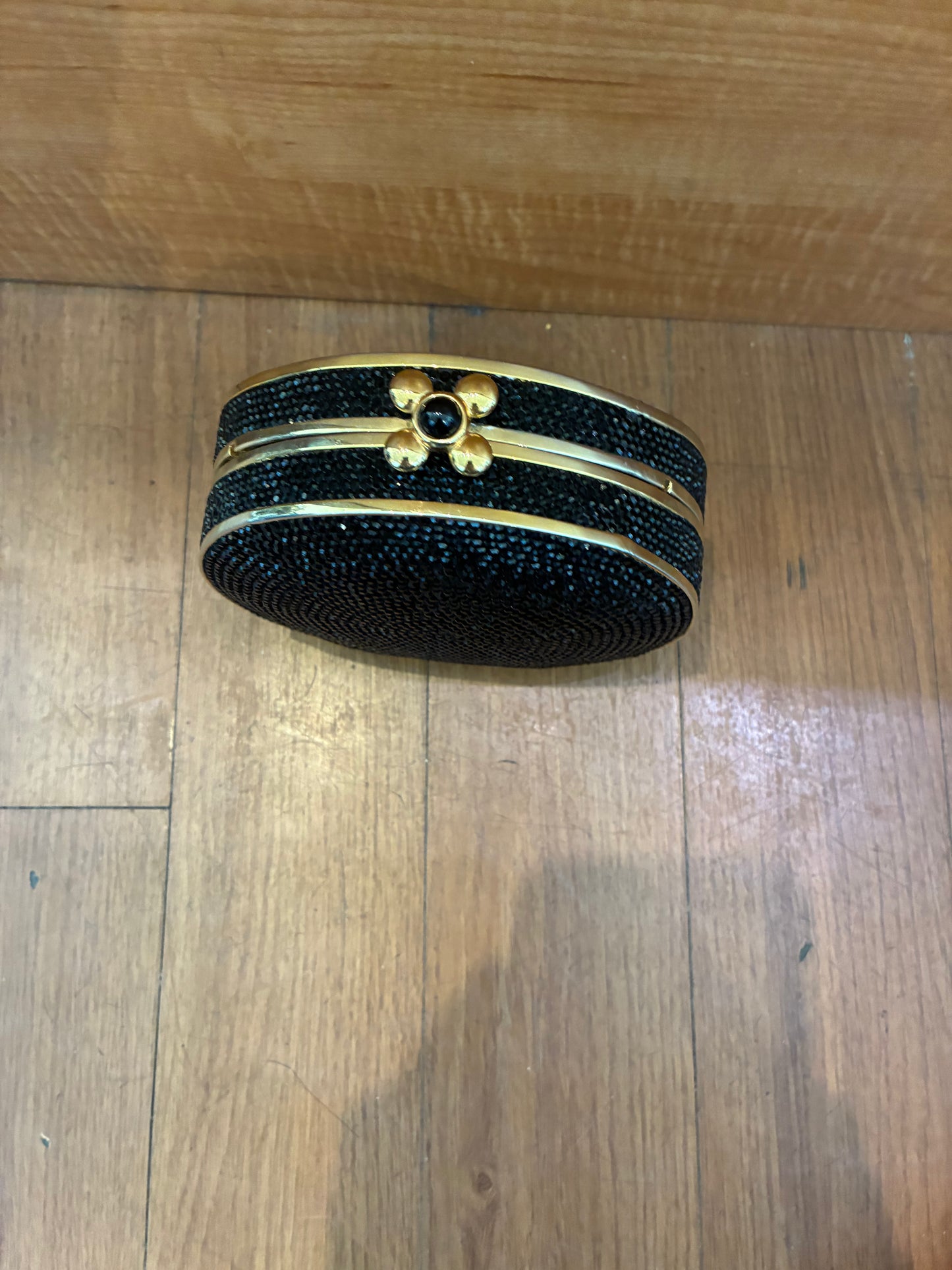 Judith Leiber Crystal Minaudière Clutch