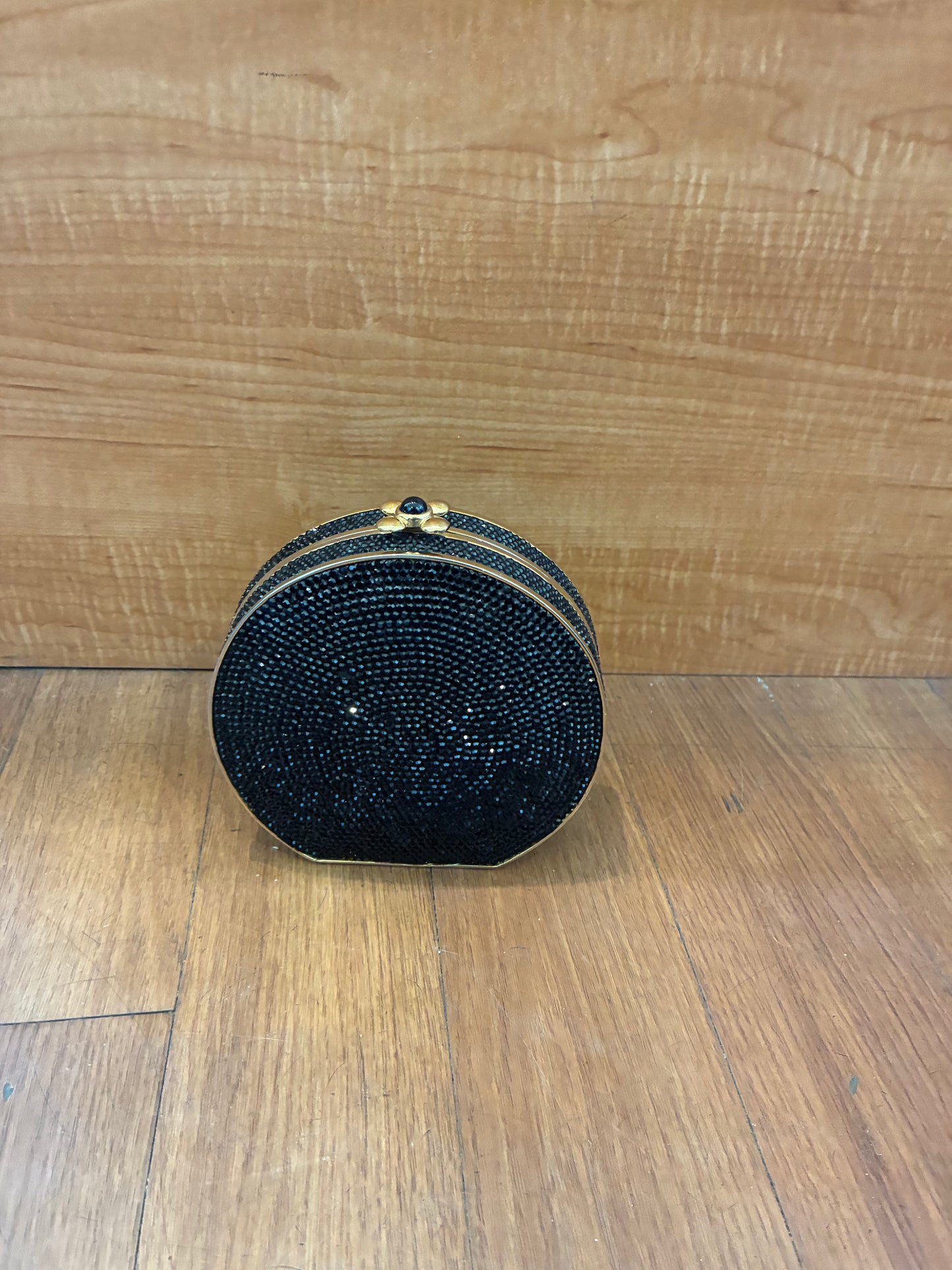 Judith Leiber Crystal Minaudière Clutch