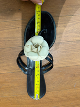 Load image into Gallery viewer, Chanel Interlocking CC Rubber Slides Size 10
