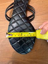 Load image into Gallery viewer, Chanel Interlocking CC Rubber Slides Size 10

