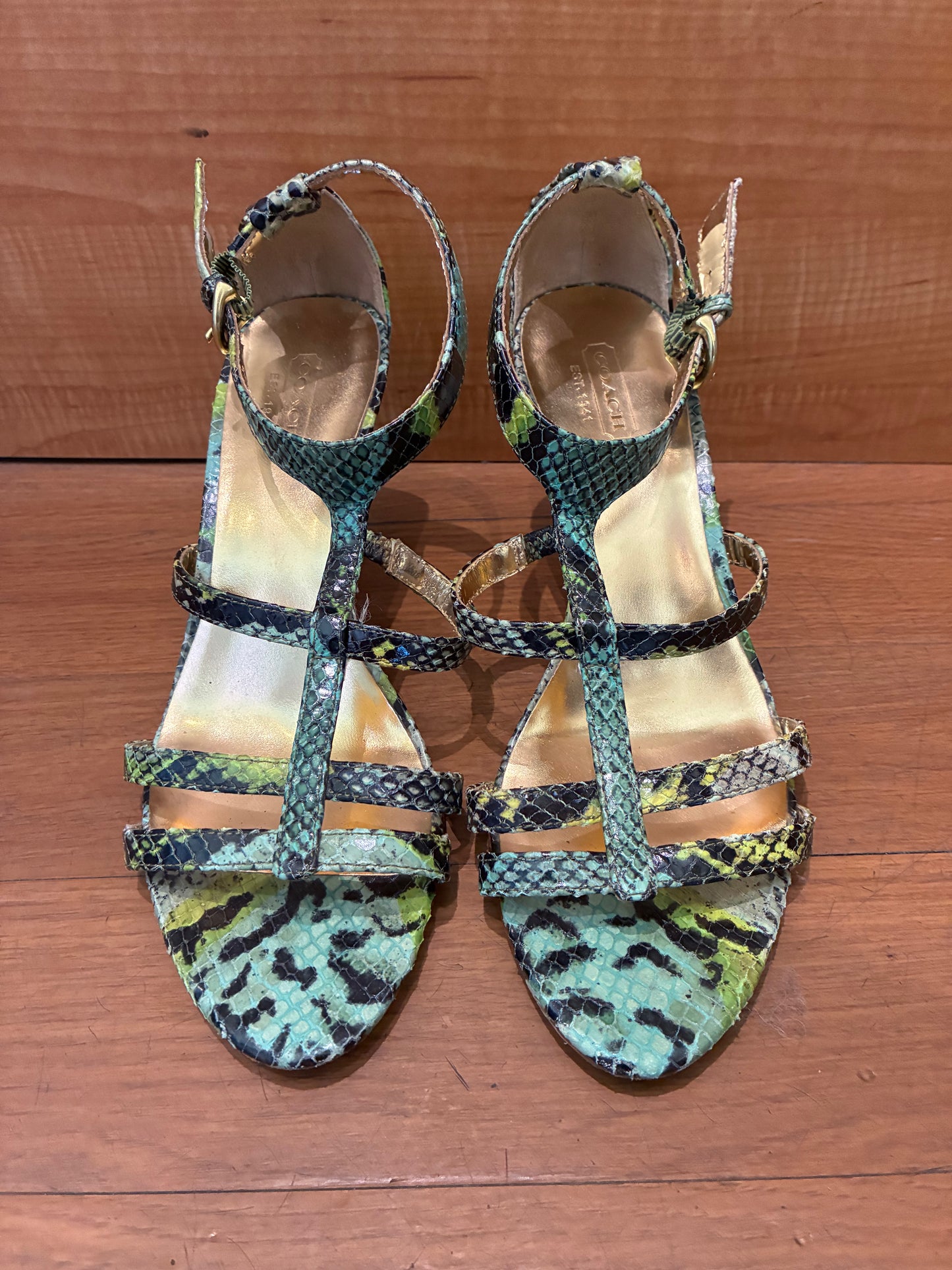 Coach Strappy Heels