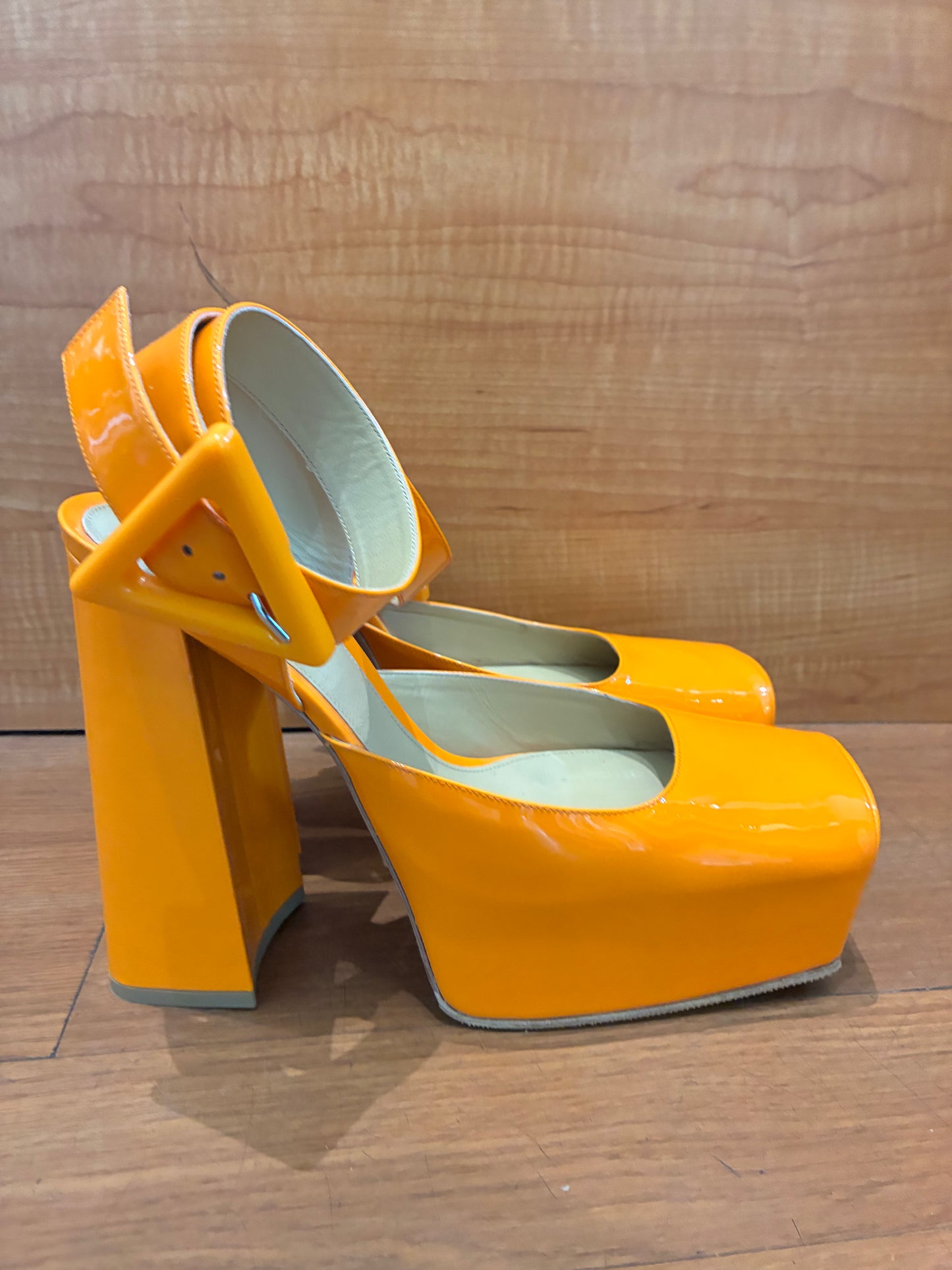 Bottega Veneta Platform Patent Leather Pumps