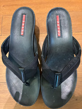 Load image into Gallery viewer, Prada Platform Wedge Thong Sandal Size 6.5
