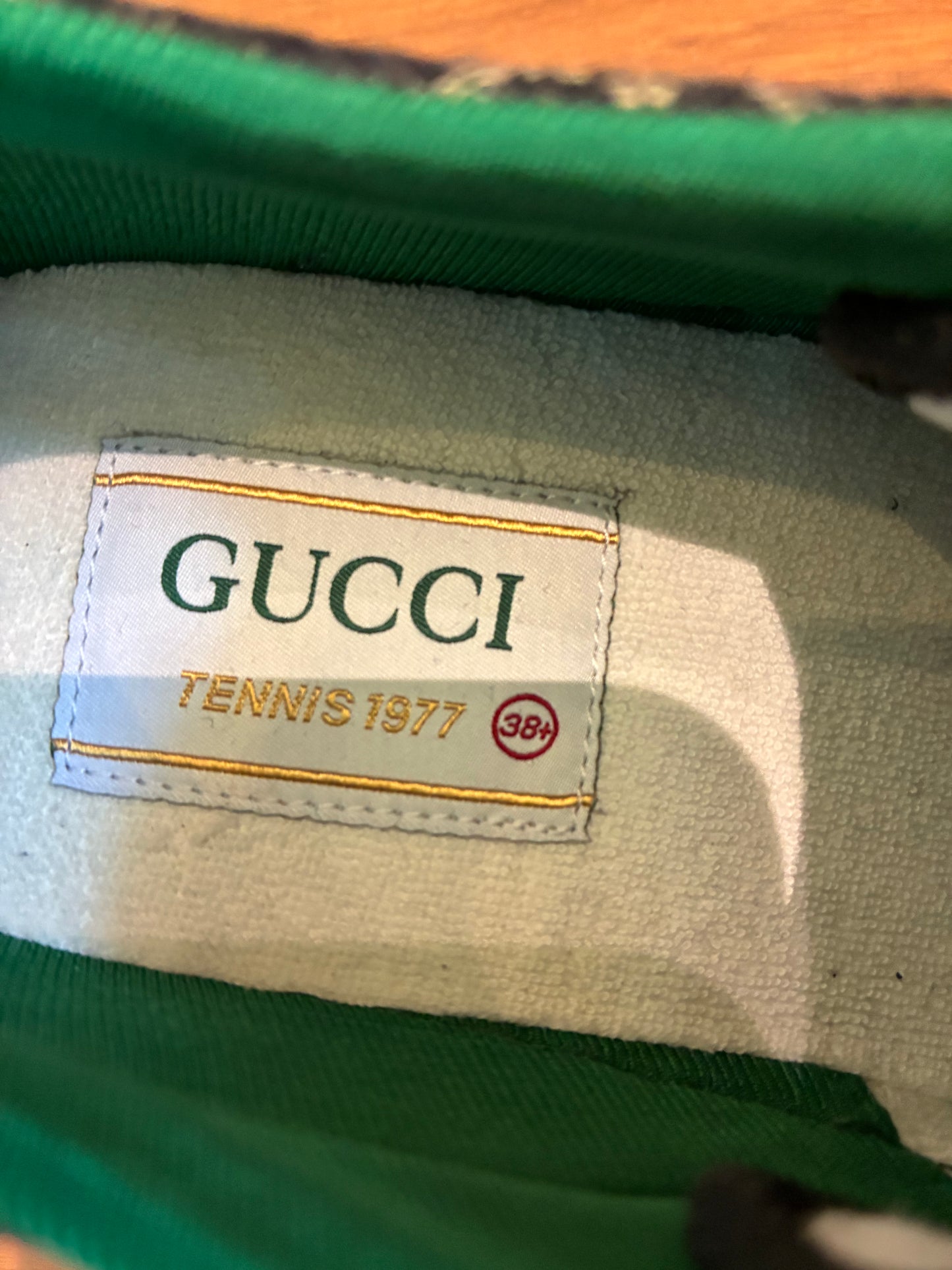 Gucci Tennis 1977 sneaker size