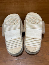 Load image into Gallery viewer, Gucci Interlocking Shearling Slides
