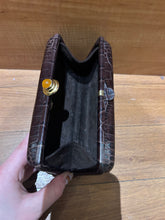 Load image into Gallery viewer, Oscar De La Renta Crocodile Box Clutch
