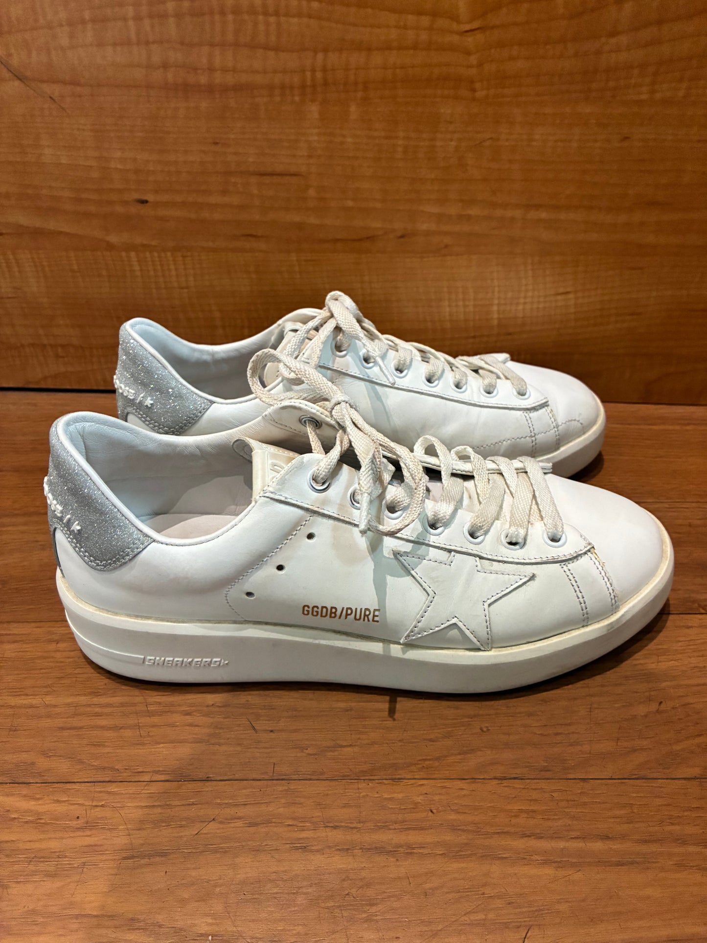 Golden Goose Purestar Lace-Up Sneakers