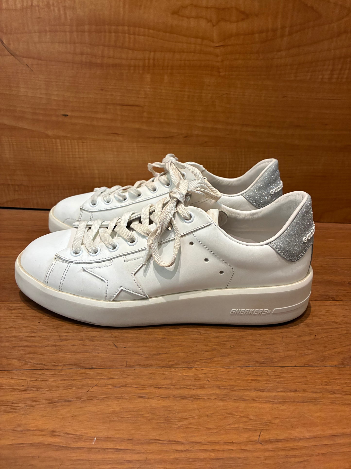 Golden Goose Purestar Lace-Up Sneakers