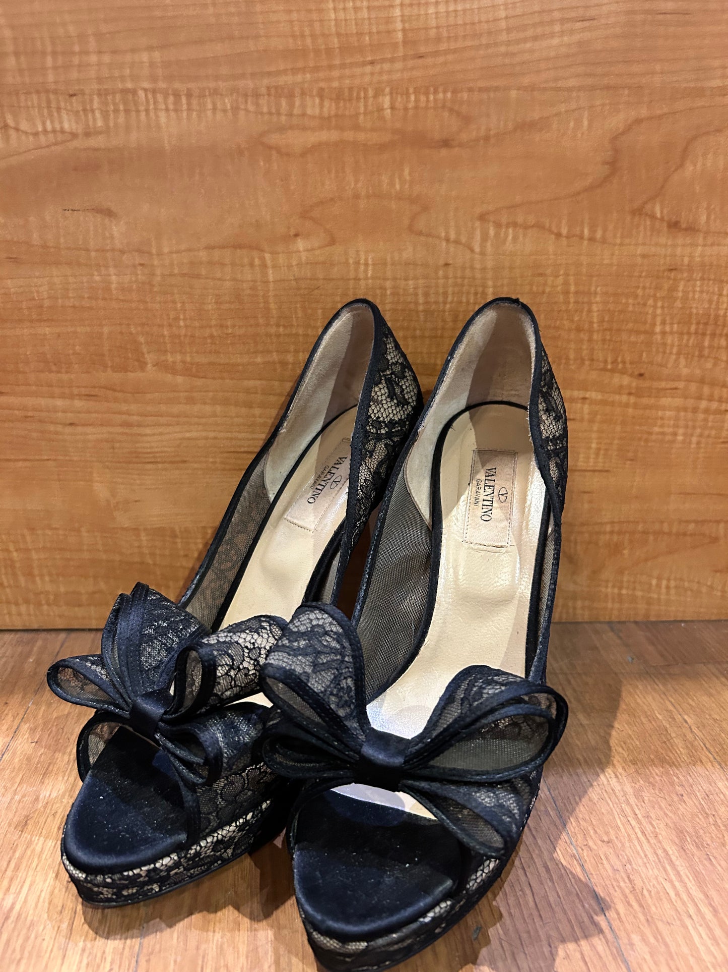 Valentino Lace Bow Heel
