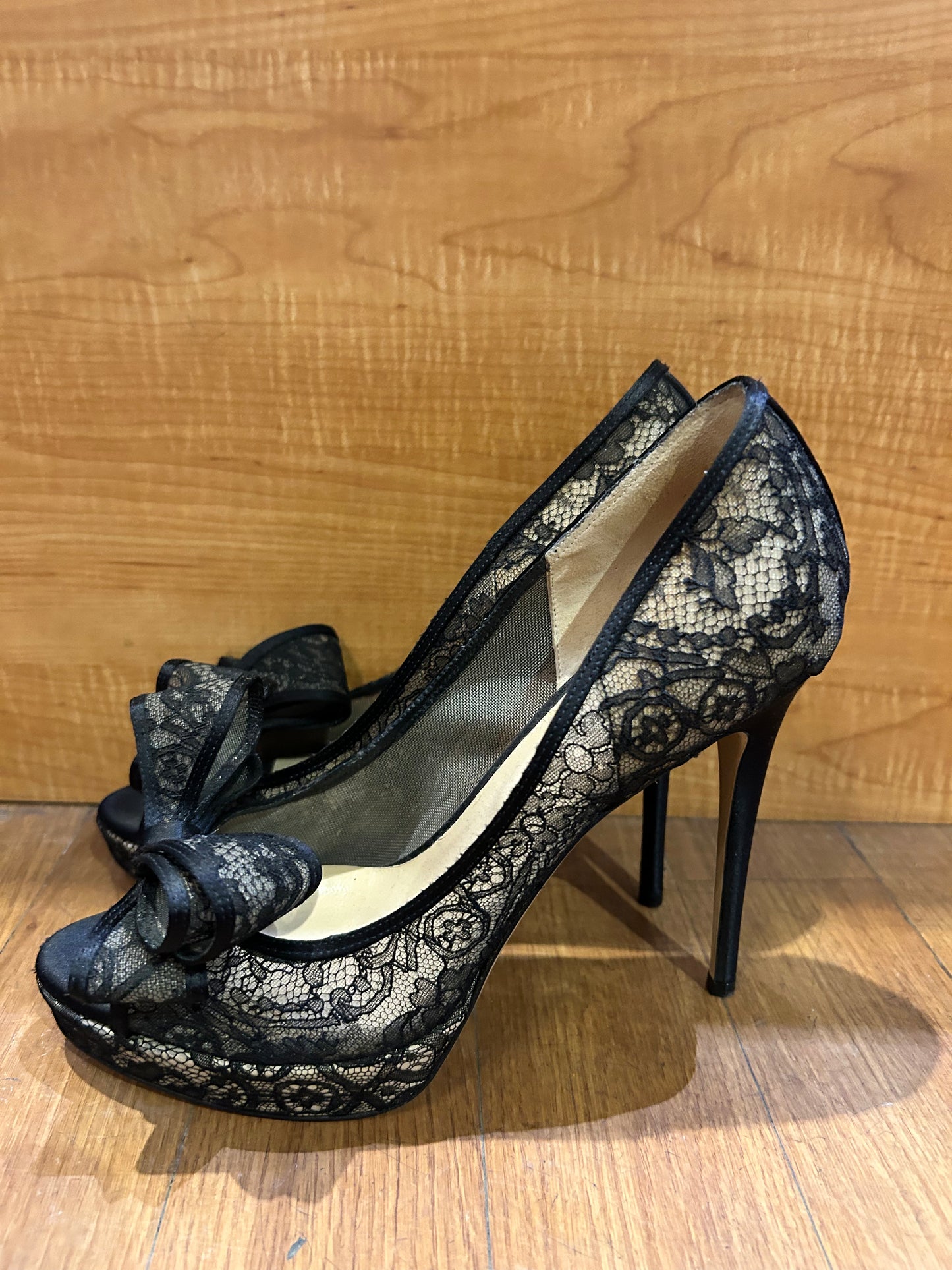 Valentino Lace Bow Heel