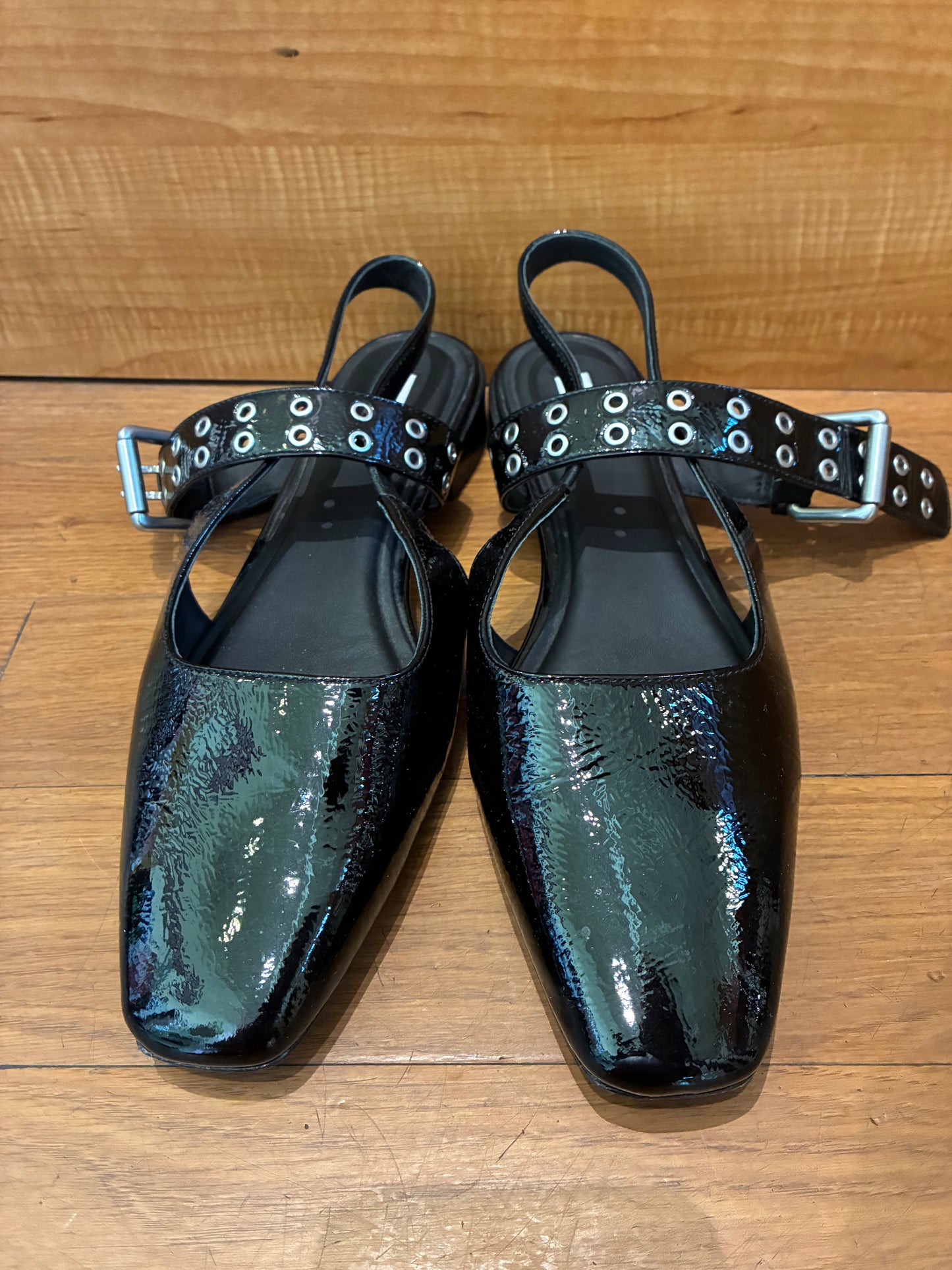 Rag & Bone Astra Leather Slingback Ballerina Flats
