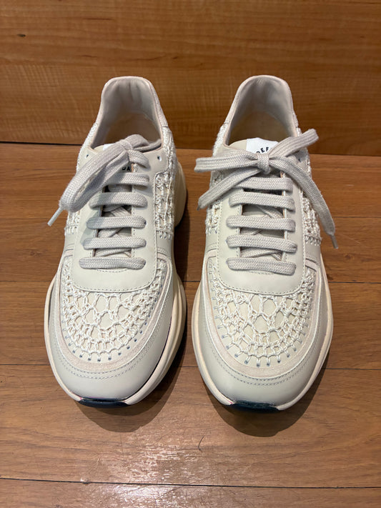 Loeffler Randall Tilda Lace Panel Chunky Sneakers