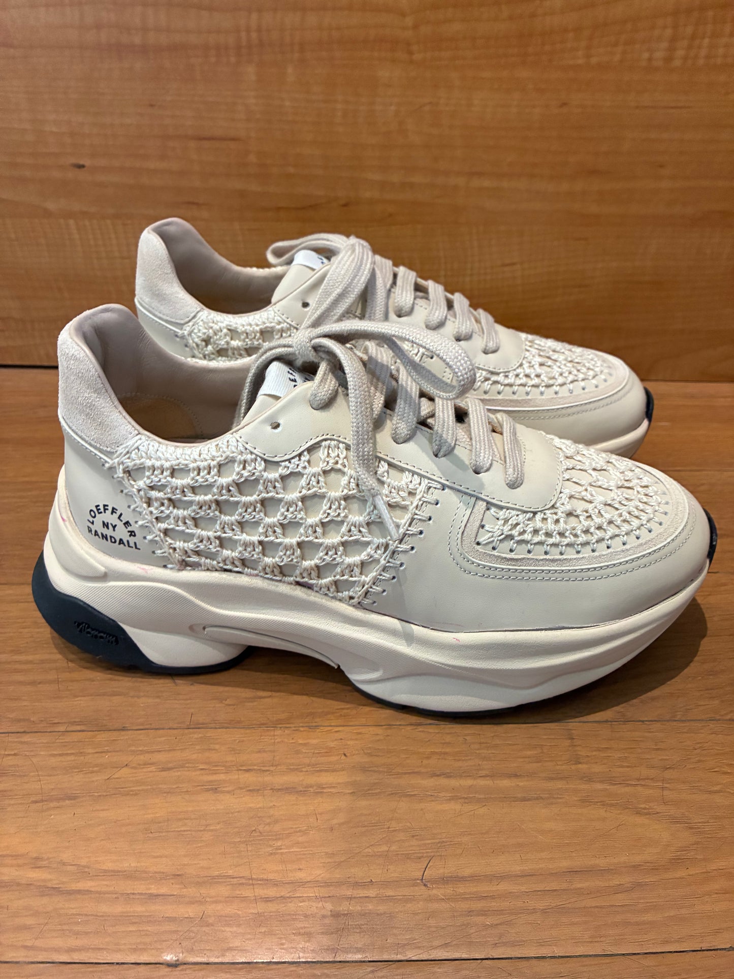 Loeffler Randall Tilda Lace Panel Chunky Sneakers