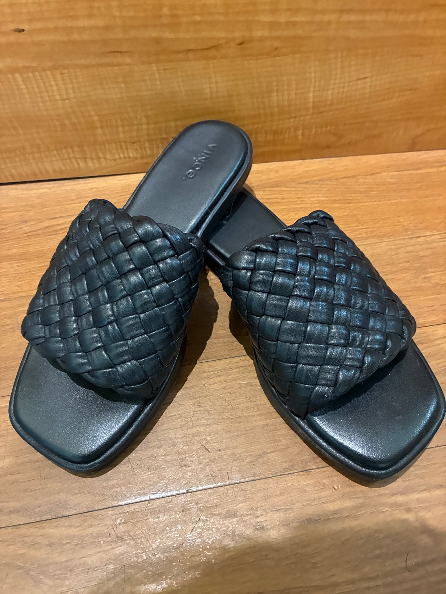 Vince Leather Slippers
