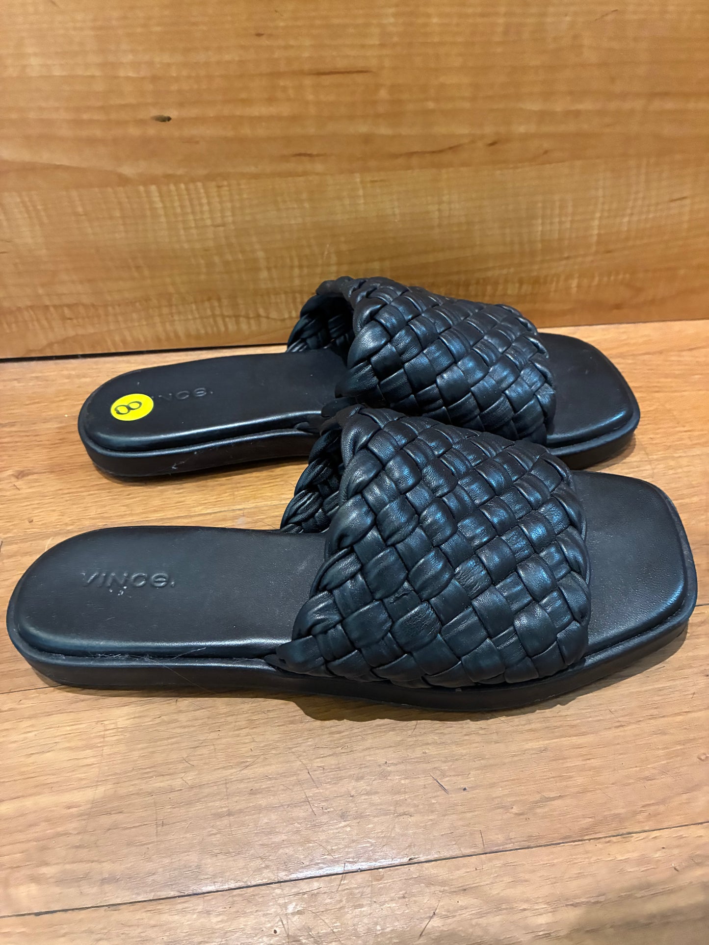 Vince Leather Slippers