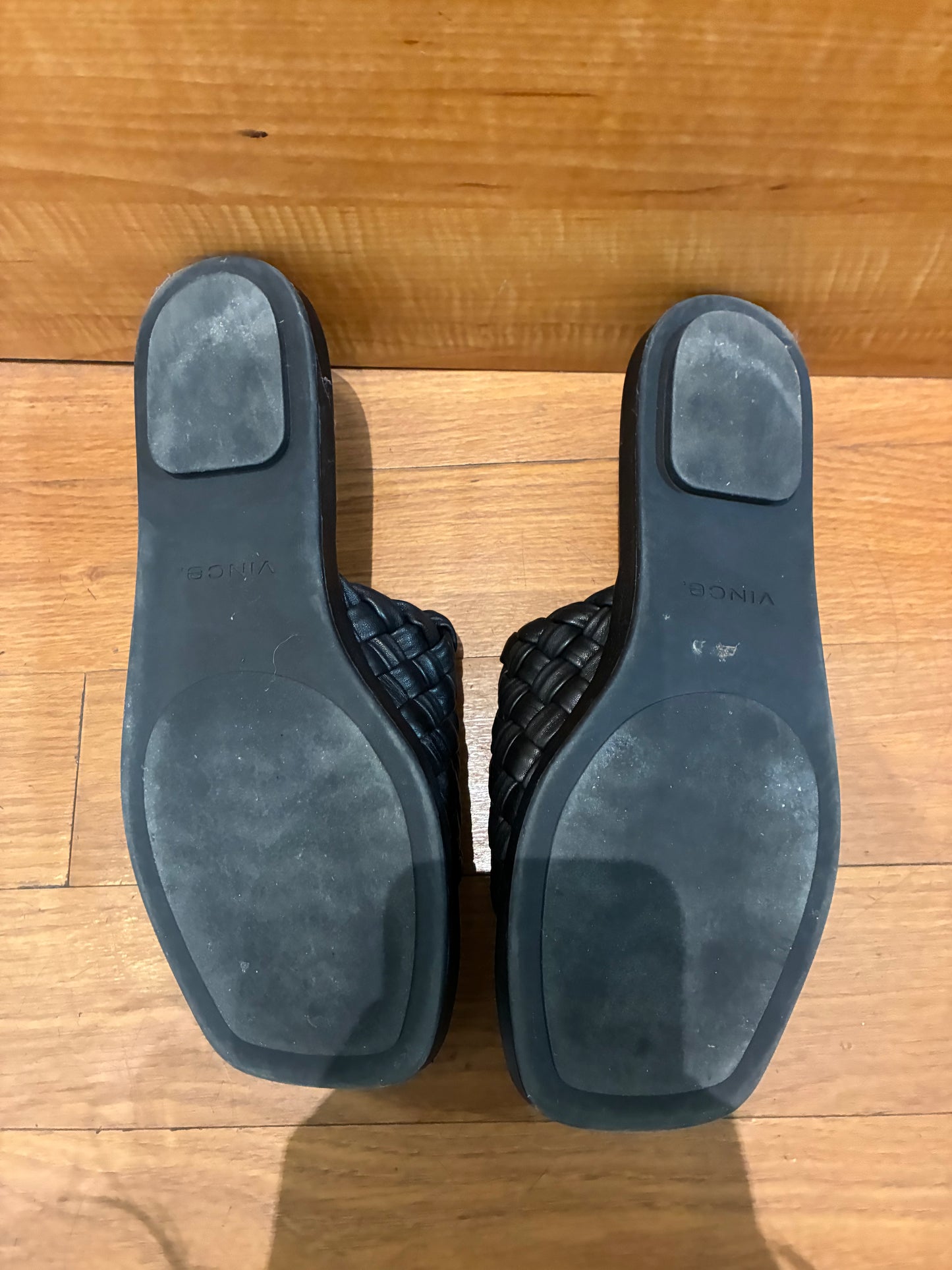Vince Leather Slippers