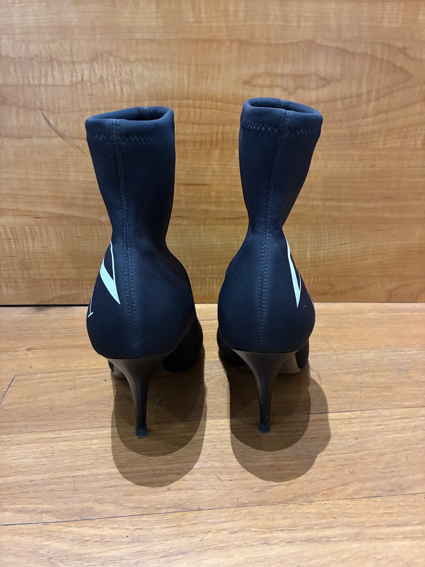 Valentino Neoprene Graphic Print Sock Boot