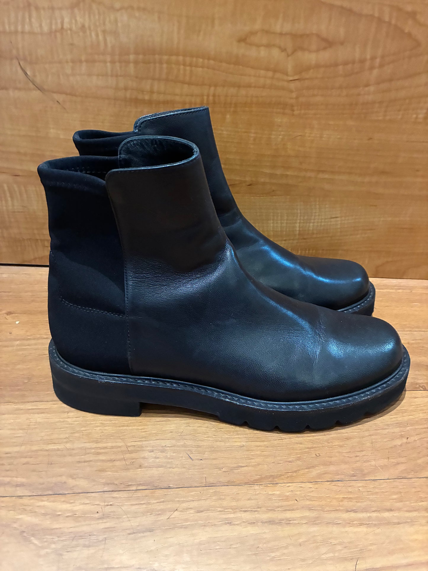 Stuart Weiztman Leather Ankle Boots