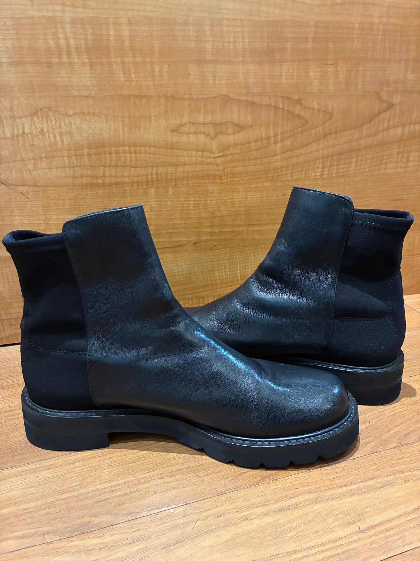 Stuart Weiztman Leather Ankle Boots