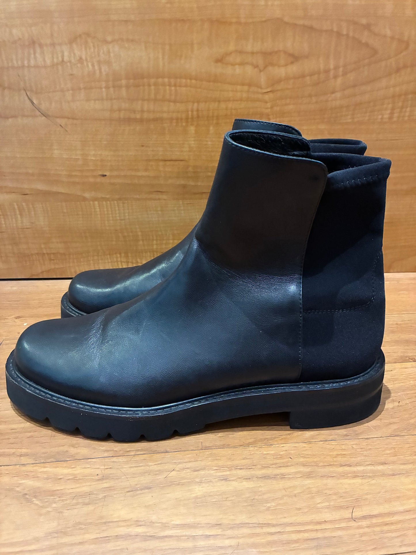 Stuart Weiztman Leather Ankle Boots