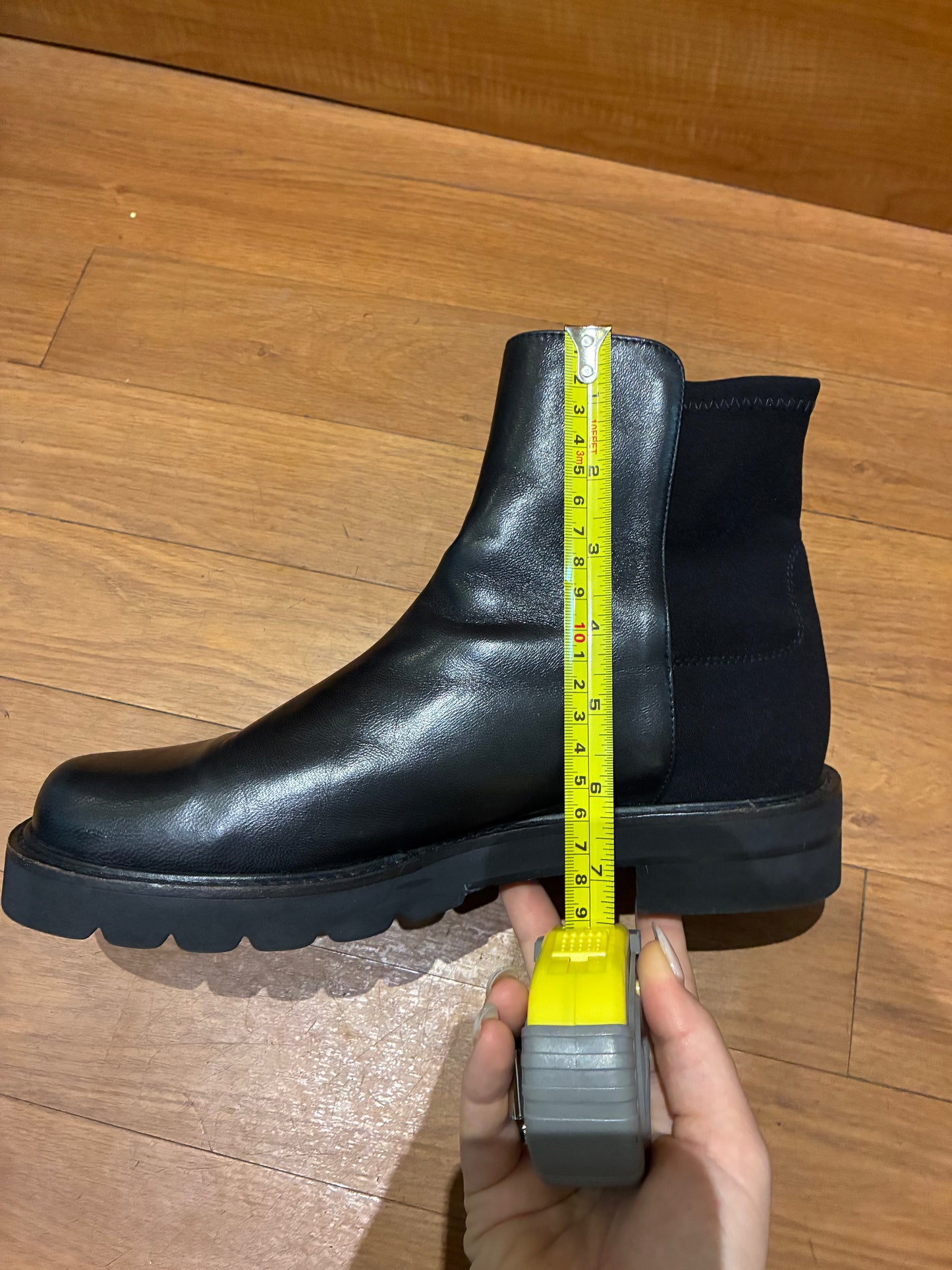 Stuart Weiztman Leather Ankle Boots