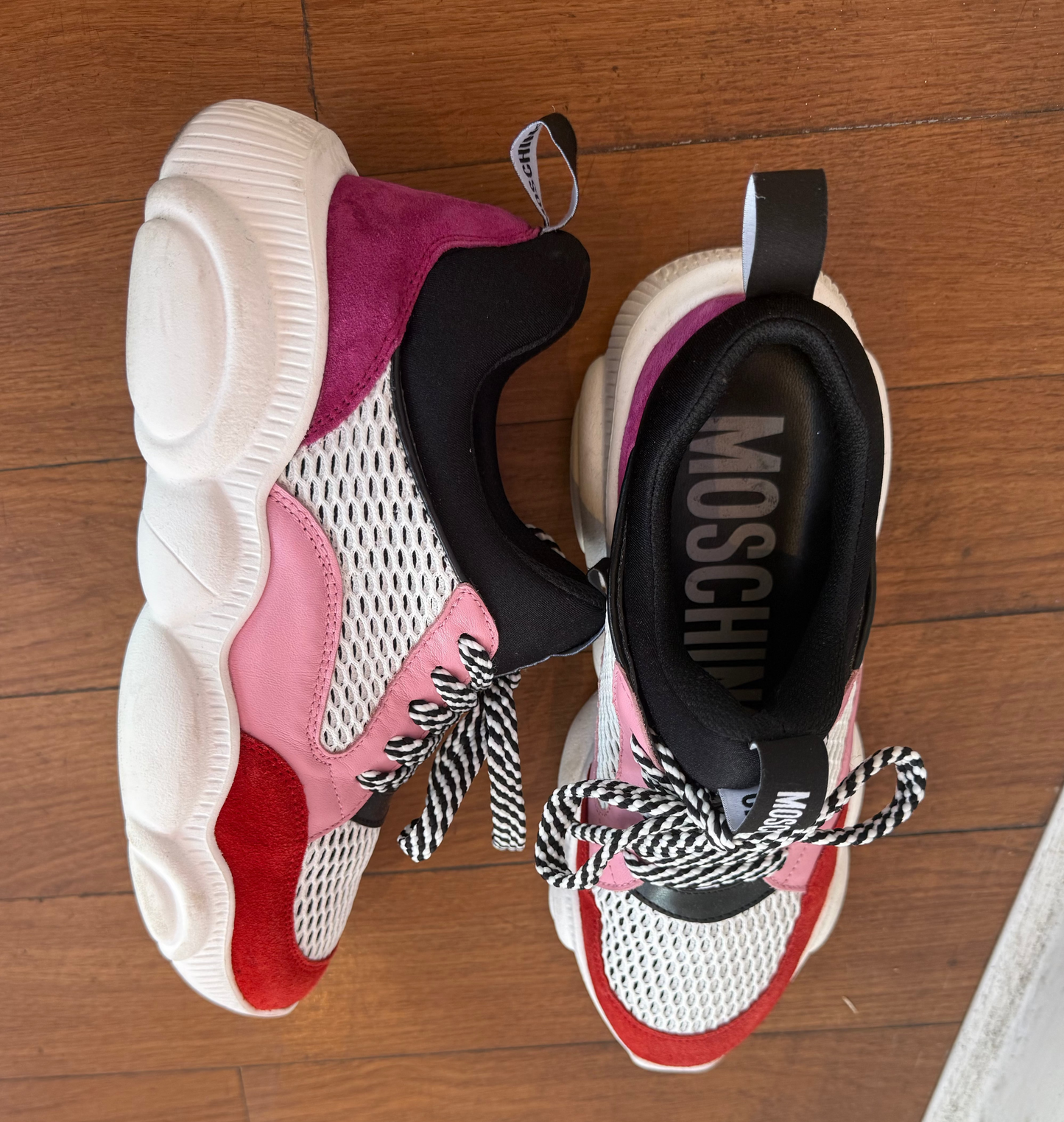Moschino Teddy Mixed Media Sneaker
