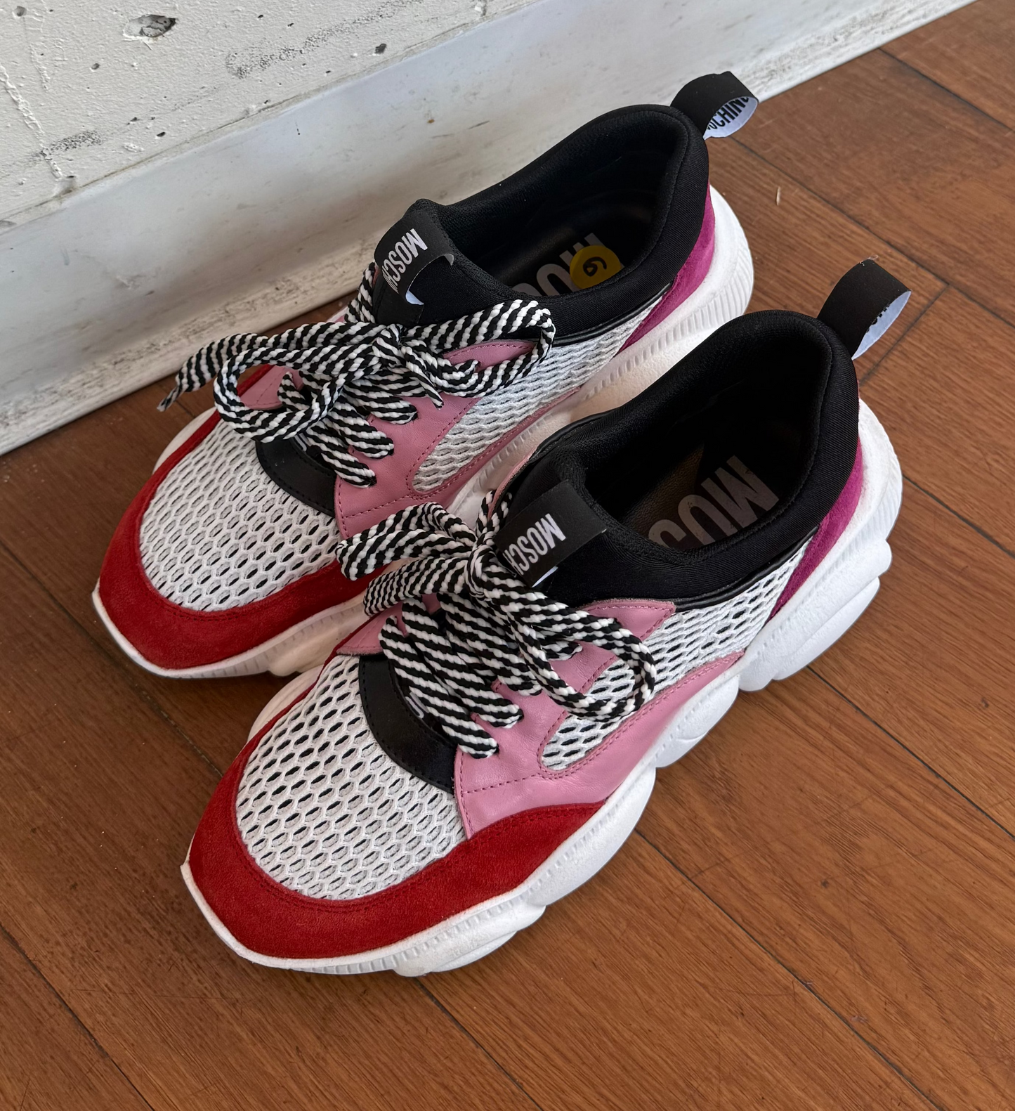 Moschino Teddy Mixed Media Sneaker