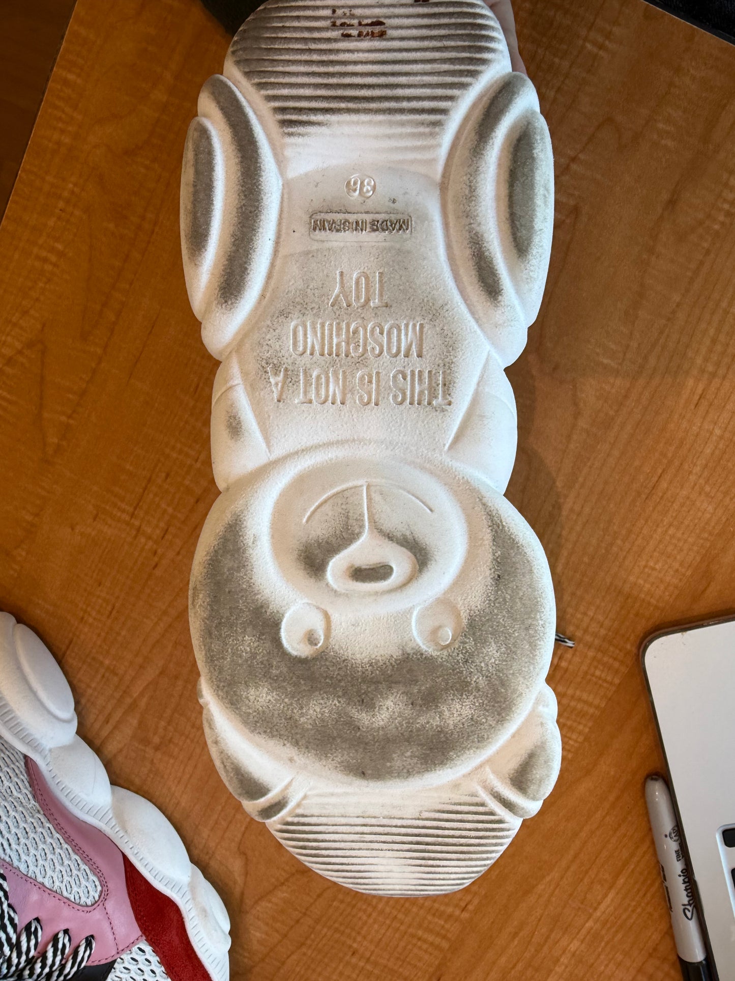 Moschino Teddy Mixed Media Sneaker