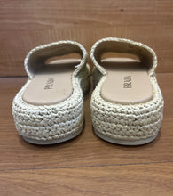 Load image into Gallery viewer, Prada Women’s Crochet Flatform Slides Size EU 35
