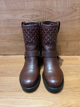 Load image into Gallery viewer, Valentino Rockstud Biker Boots Size 7.5
